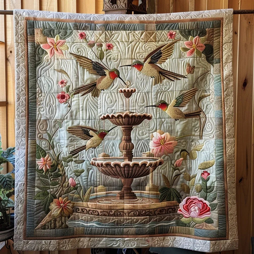 Petals And Cascades Quilt Blanket