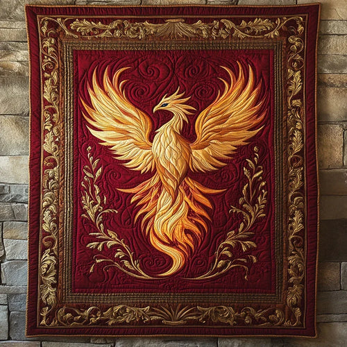 Phoenix Dance Quilt Blanket