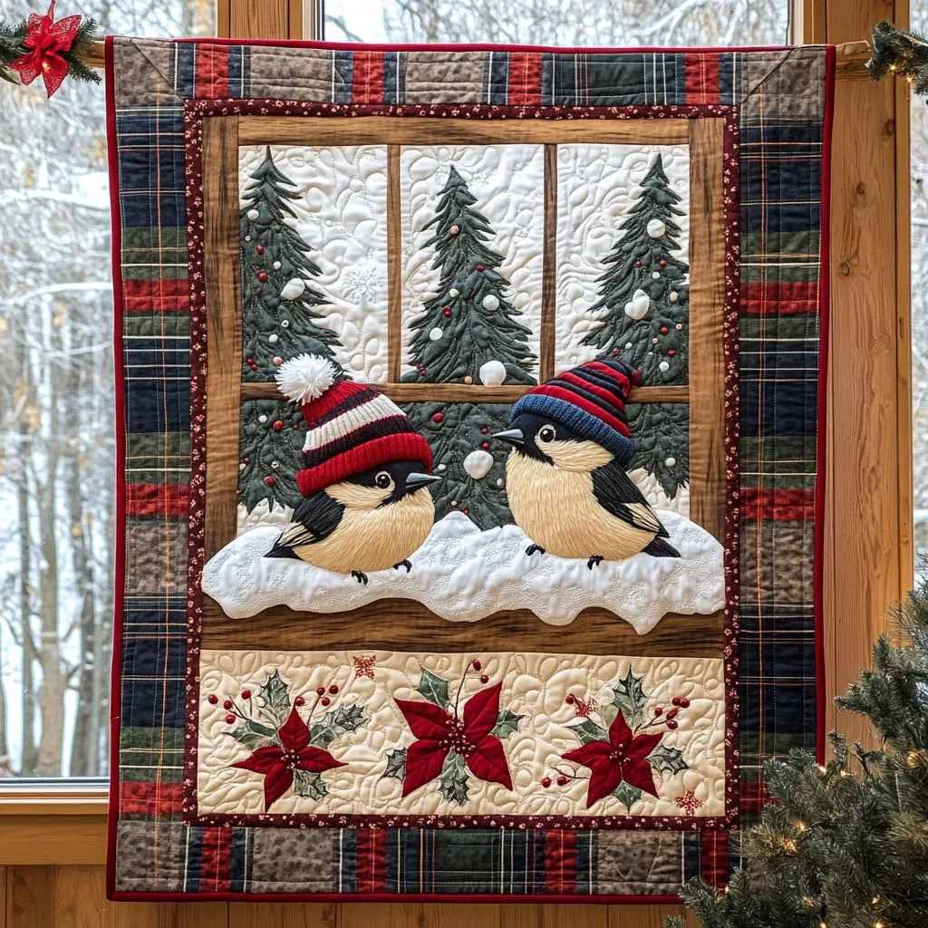 Plaid Whispers Quilt Blanket