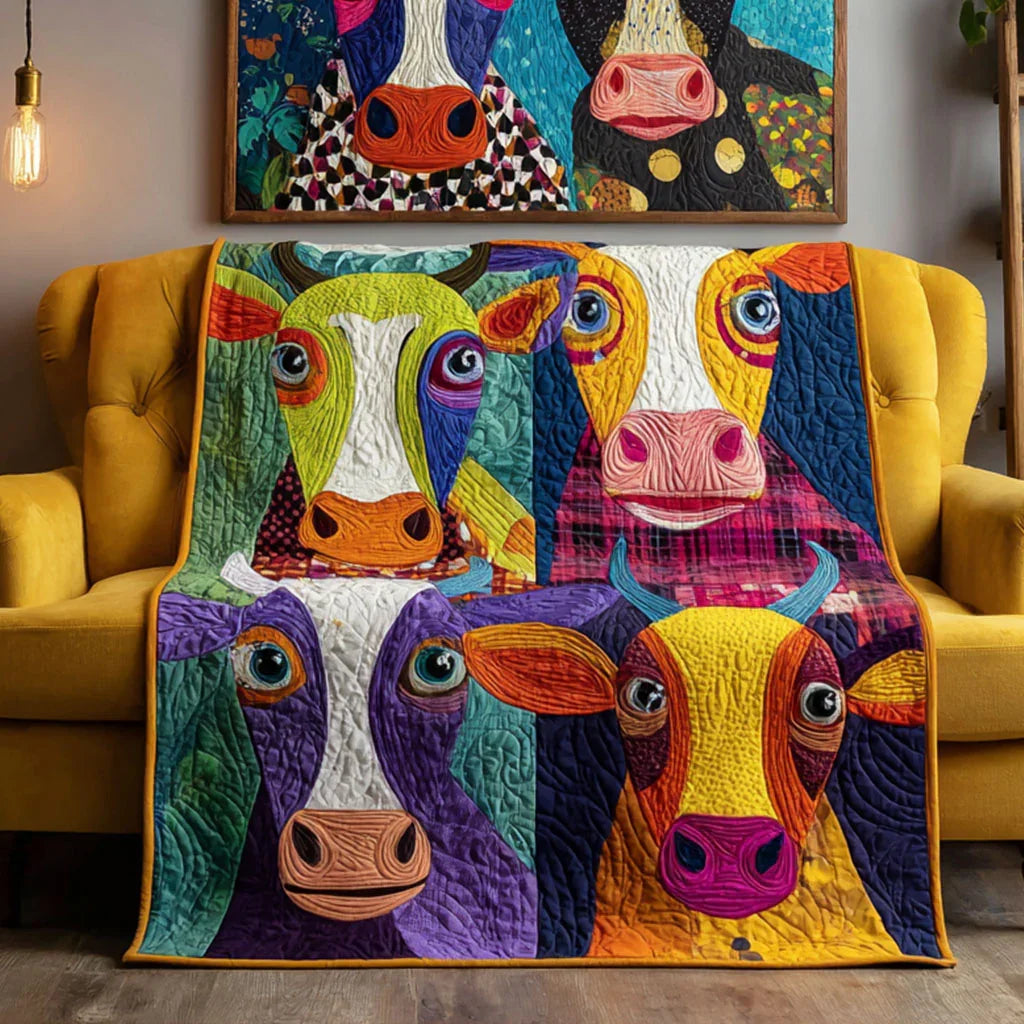 Playful Clover Quilt Blanket - Quilted Blanket by Wild and Way