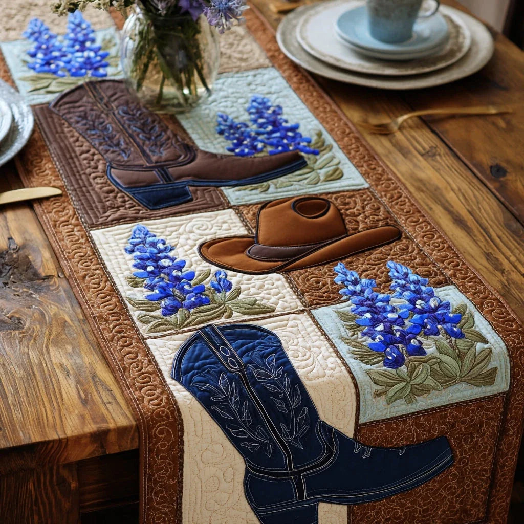 Prairie Morning Quilted Table Runner