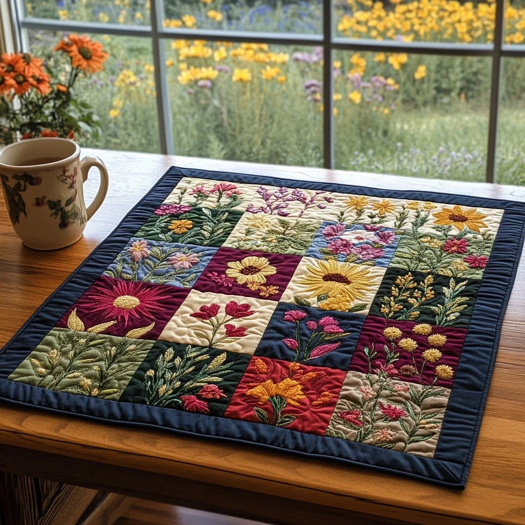 Prairie Shine Quilted Table Topper