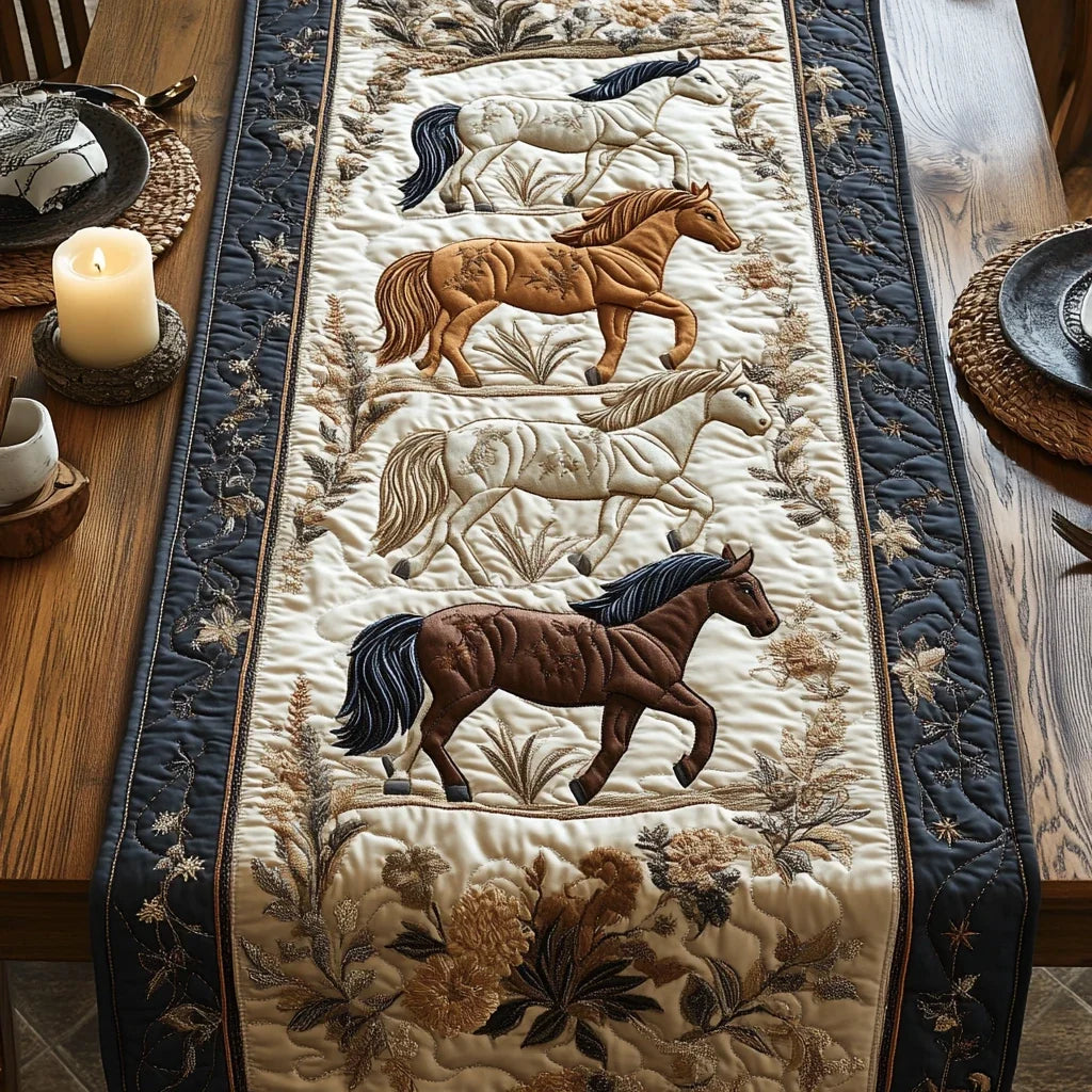 Prairie Stroll Quilted Table Runner