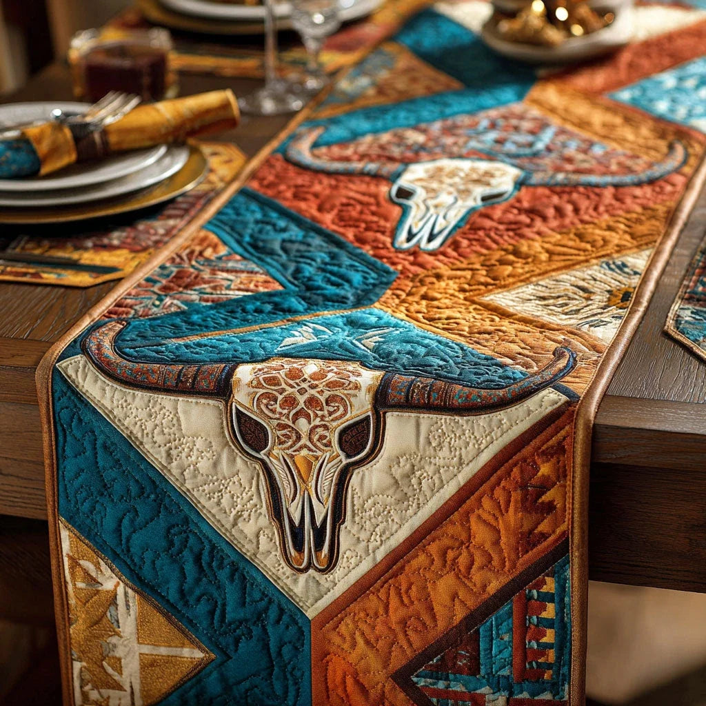 Prairie Totem Quilted Table Runner