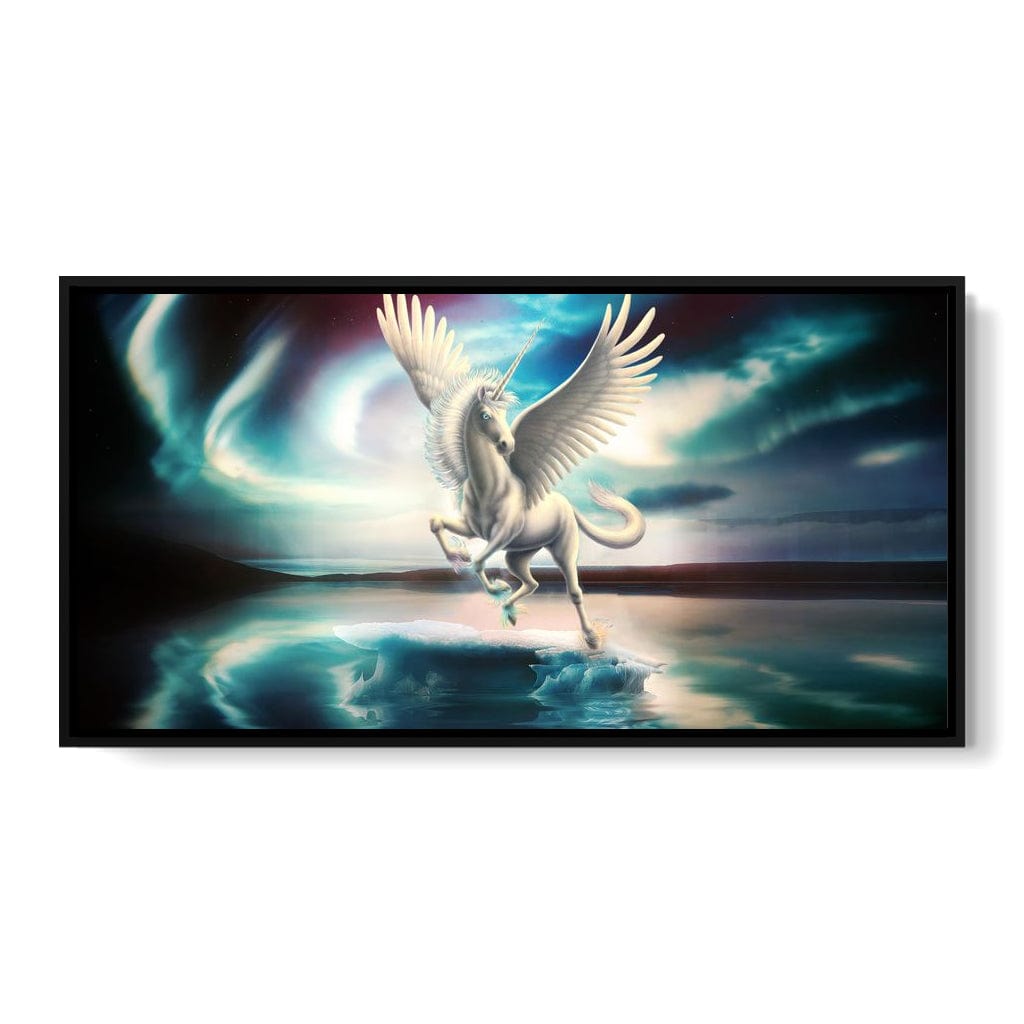 Northern Light Unicorn Canvas Wall Art