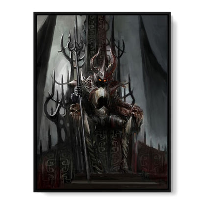 Death Knight Canvas Wall Art