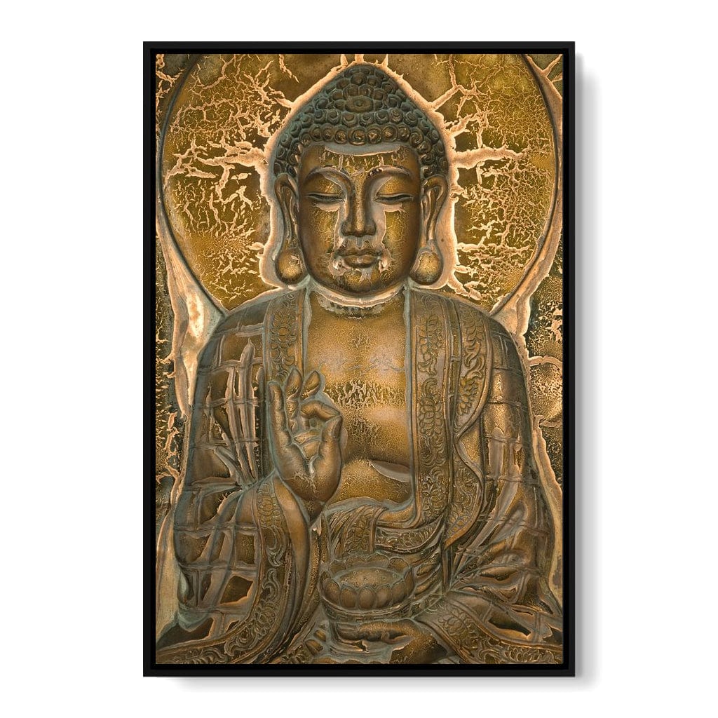 Buddhist Mural Canvas Wall Art