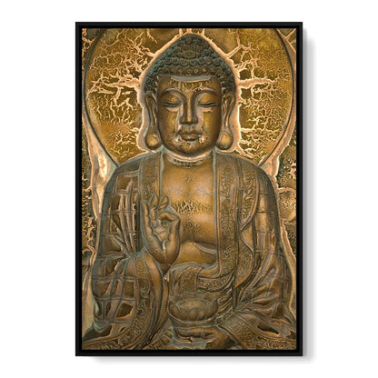 Buddhist Mural Canvas Wall Art