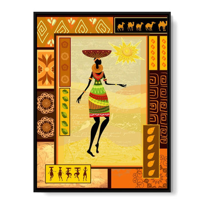 African Art Canvas Wall Art