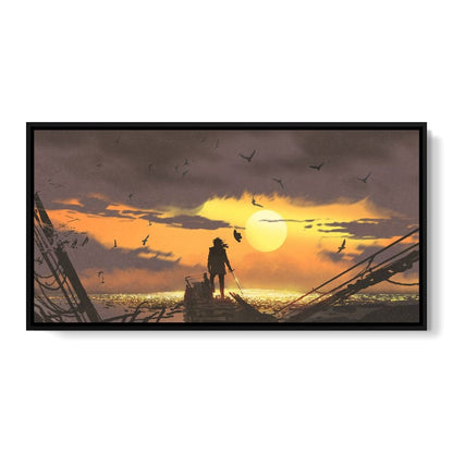Ruins of Agony Canvas Wall Art