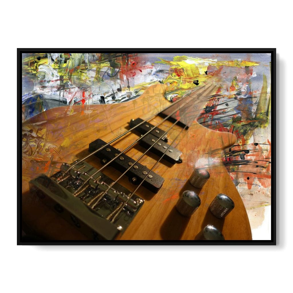 Bass Guitar Canvas Wall Art