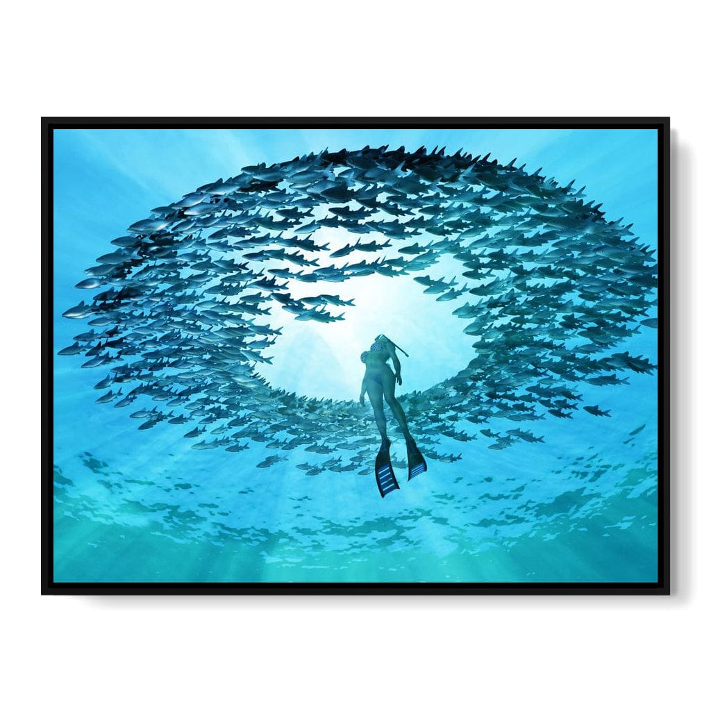 Eye of the Ocean Canvas Wall Art