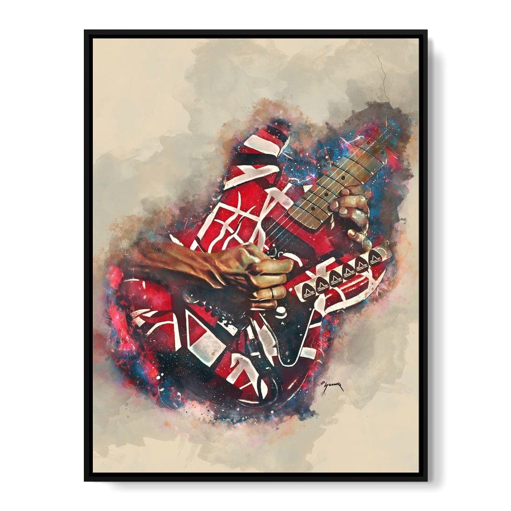 Eddie Van Halen's Electric Guitar Canvas Wall Art
