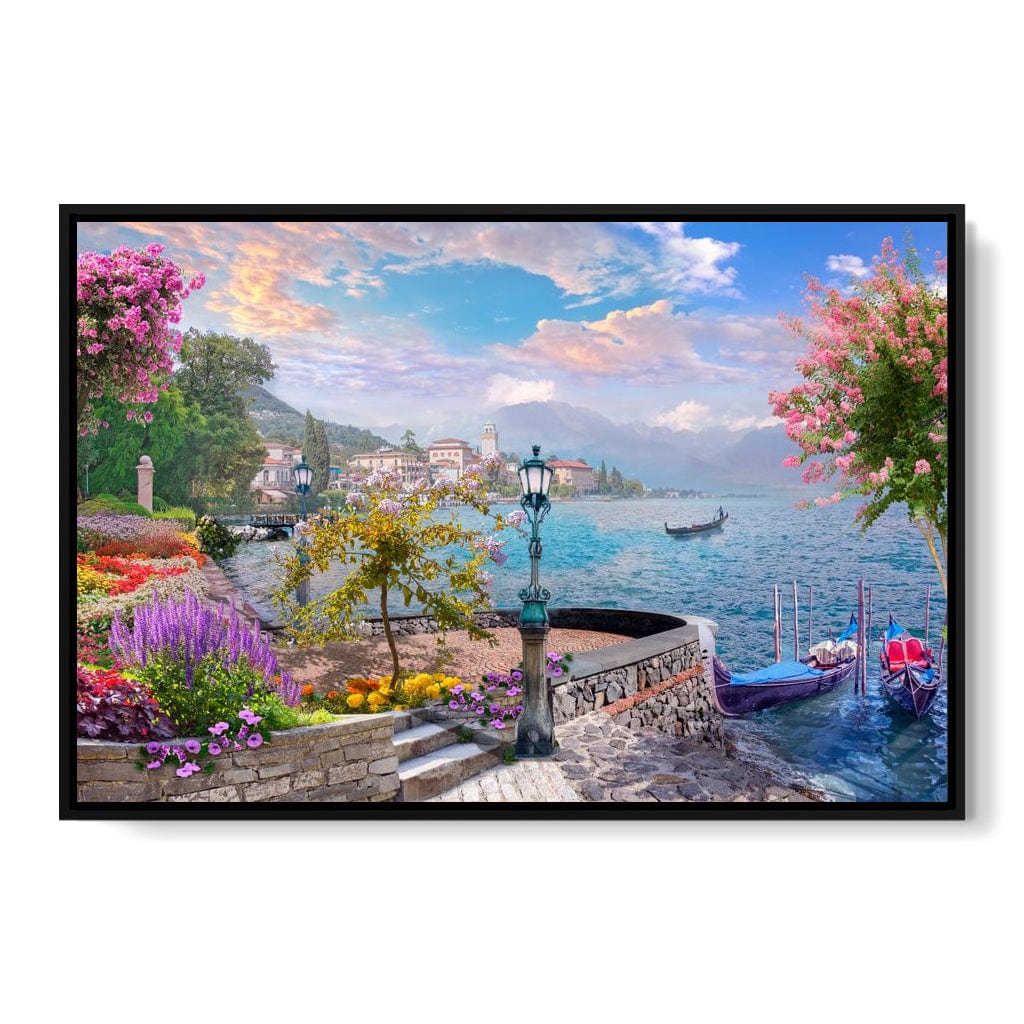 Garden Pier Canvas Wall Art