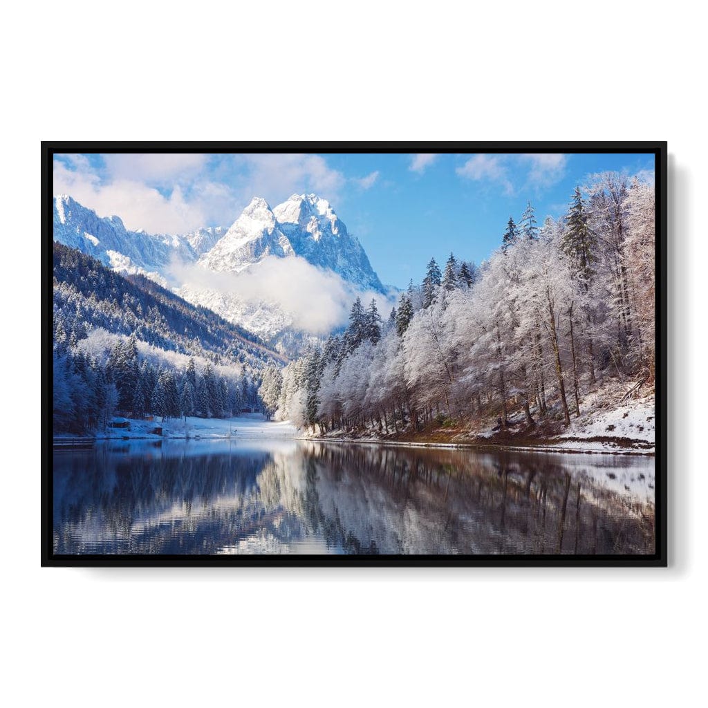Winter in the Rockies Canvas Wall Art