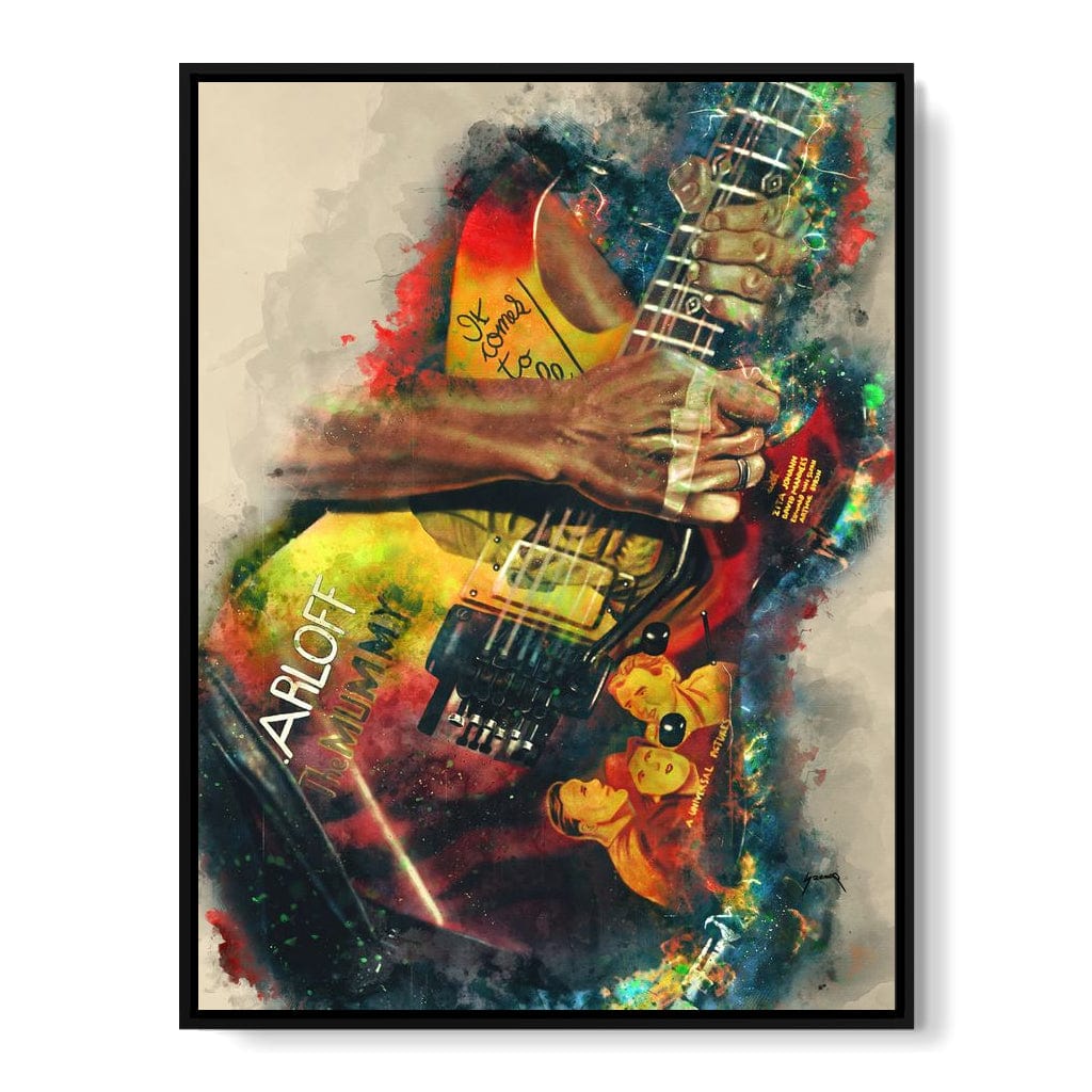 Kirk Hammett's Electric Guitar Canvas Wall Art