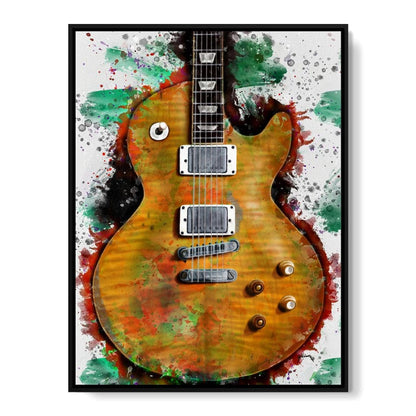 Gary Moore's & Peter Green's Guitar Canvas Wall Art