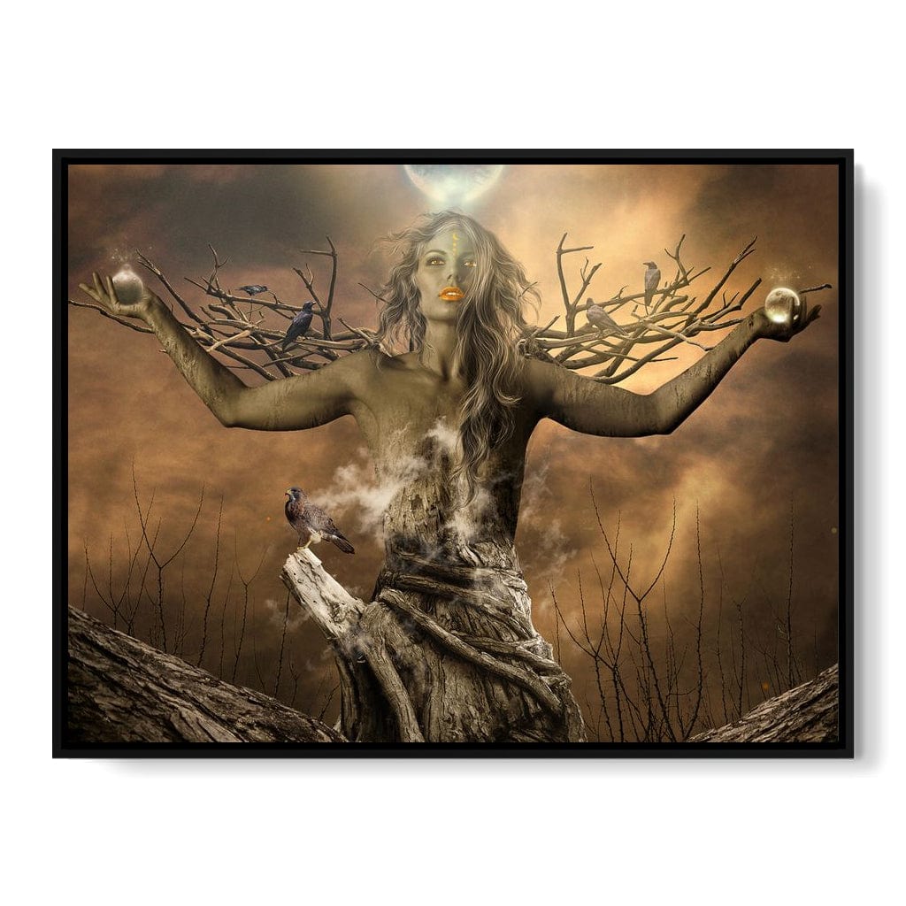 Tree Shaman Canvas Wall Art