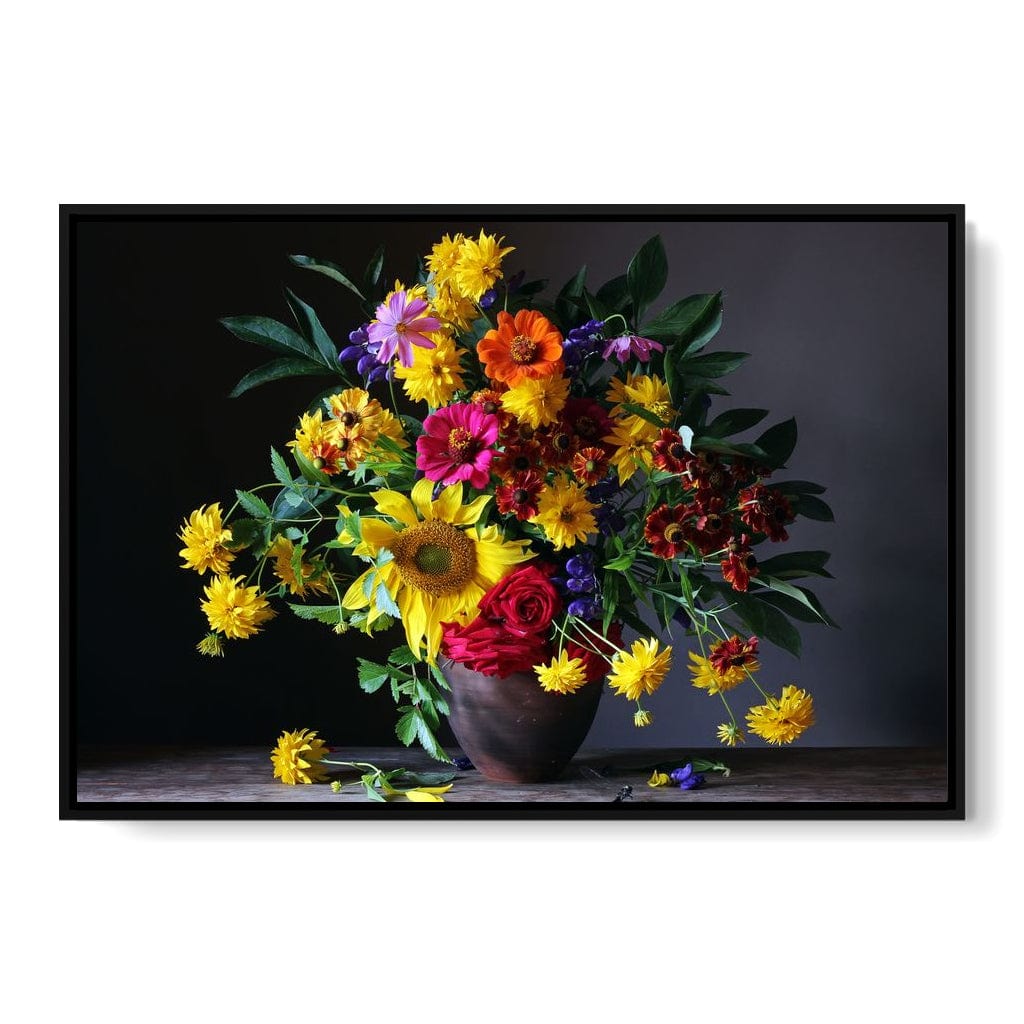 Sunflower Bouquet Canvas Wall Art