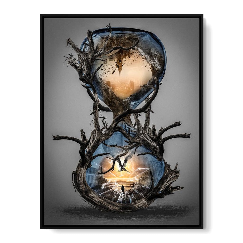 Hourglass Canvas Wall Art