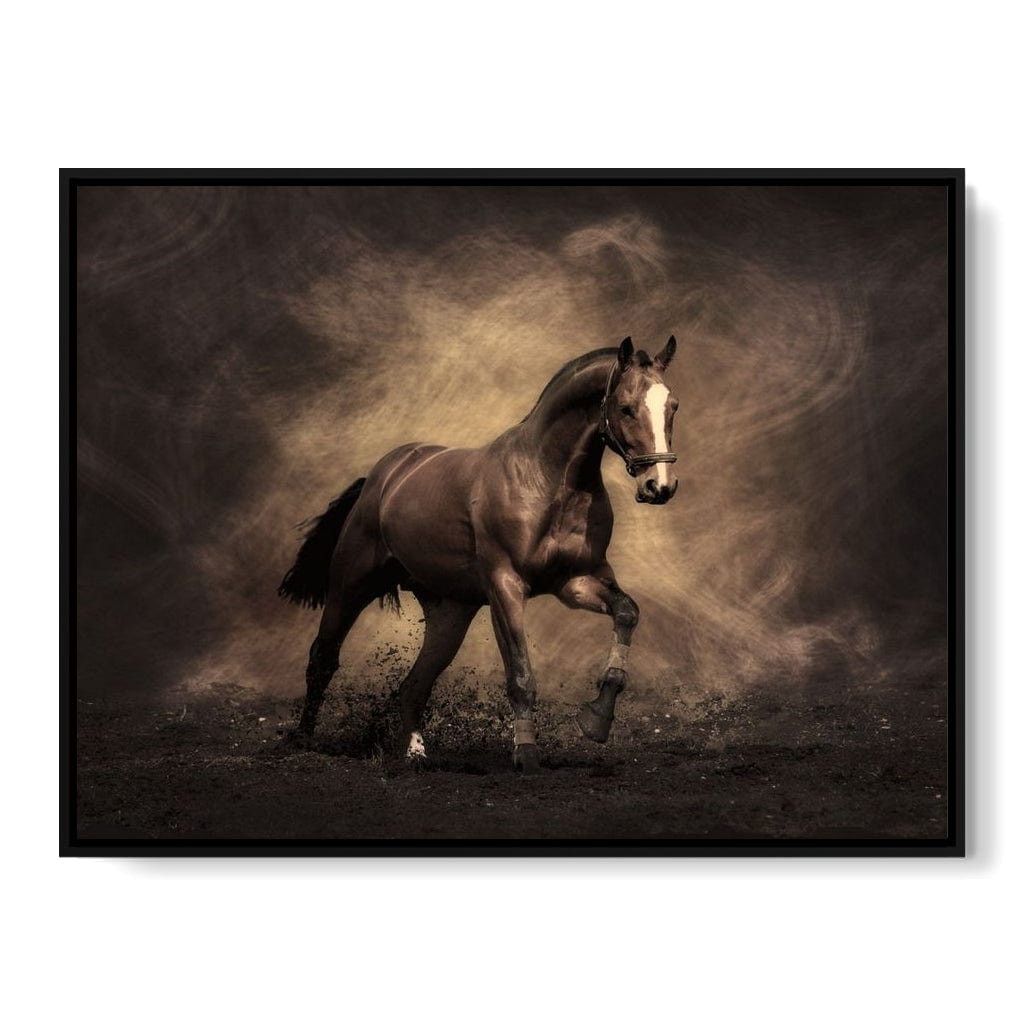 Brown Horse Canvas Wall Art