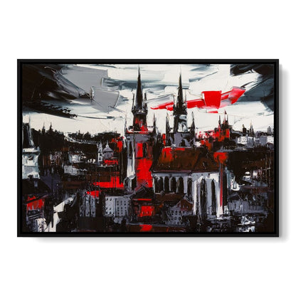 Medieval City Canvas Wall Art