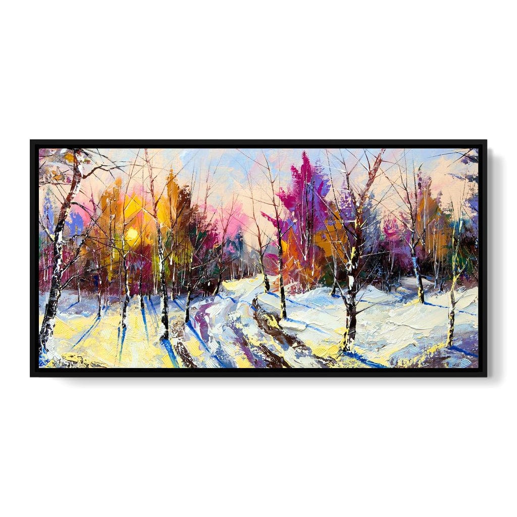 Winter Wood Canvas Wall Art