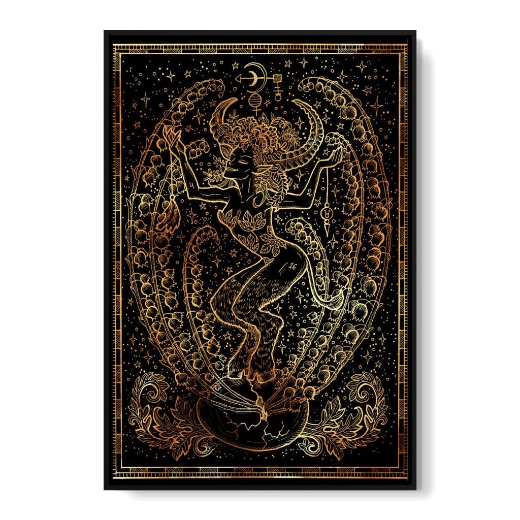Zodiac sign Taurus Canvas Wall Art