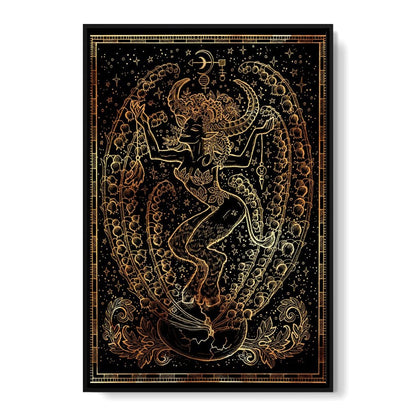 Zodiac sign Taurus Canvas Wall Art