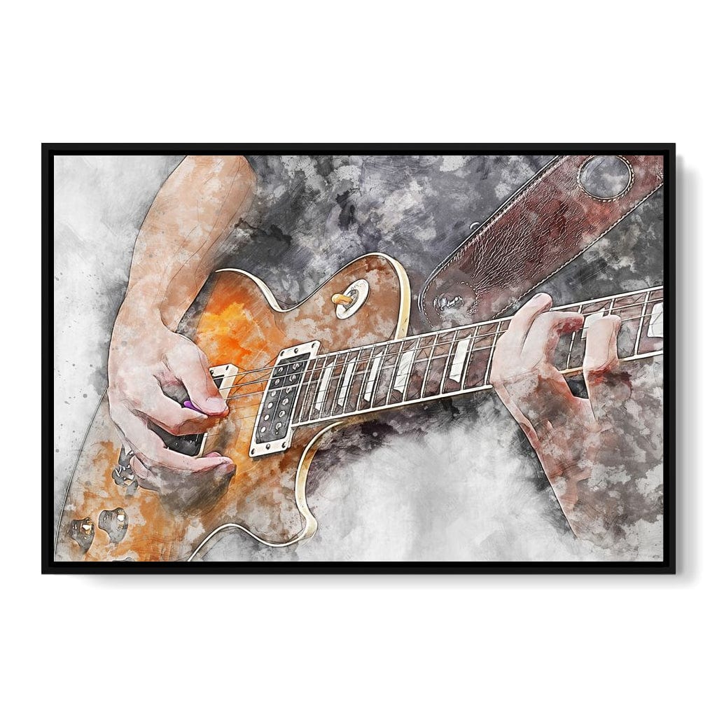 Electric Guitar - Mateo Canvas Wall Art