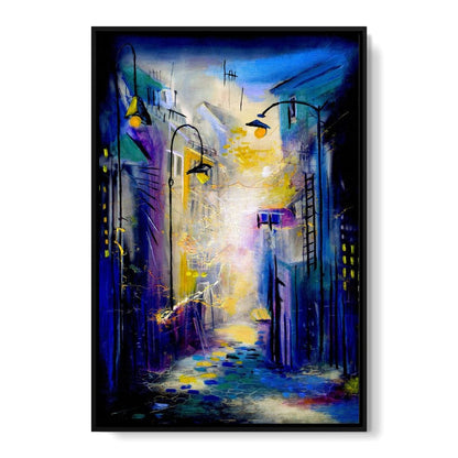 Dark Alley Canvas Wall Art