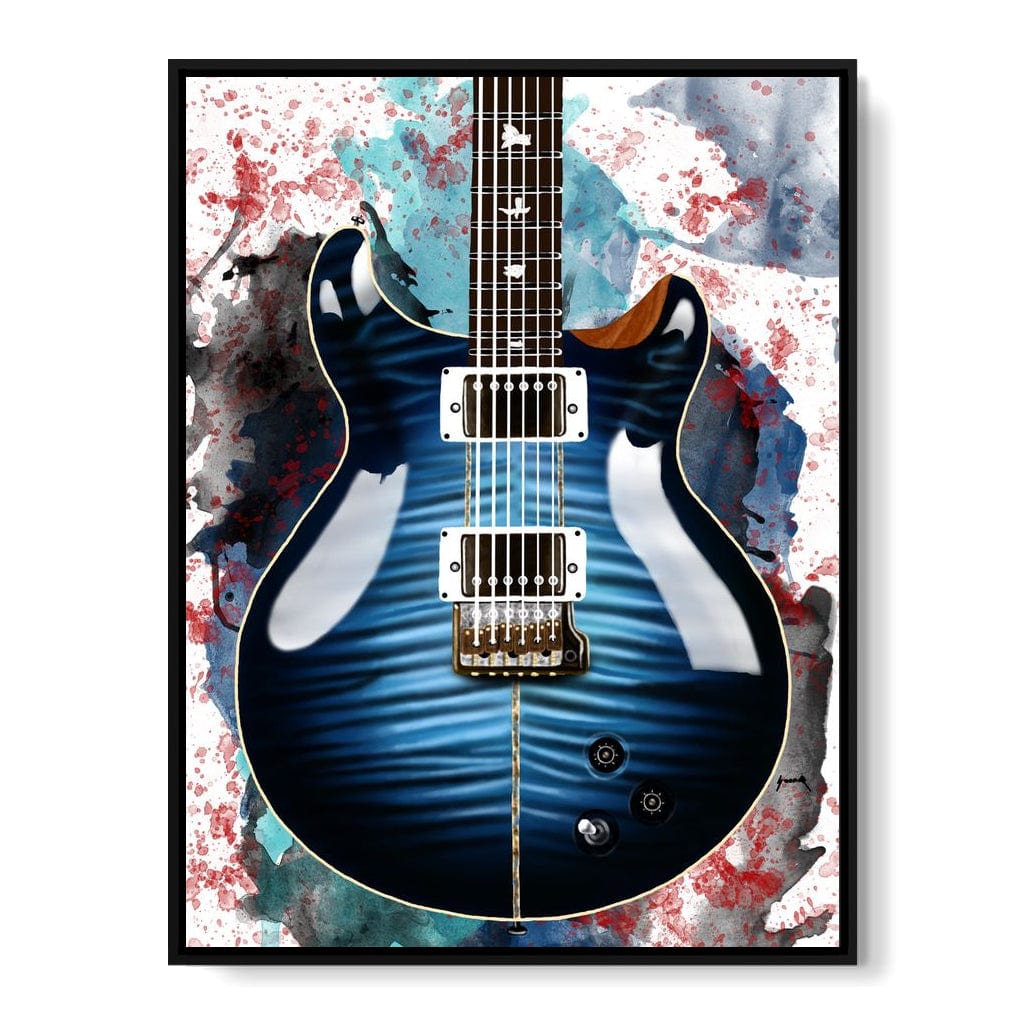 Santana's Electric Guitar Canvas Wall Art