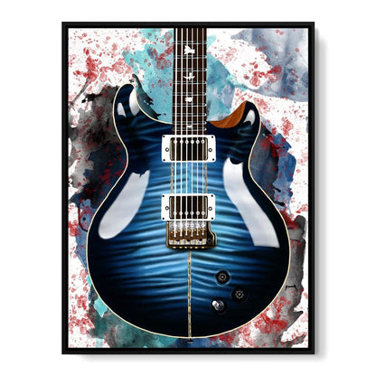 Santana's Electric Guitar Canvas Wall Art
