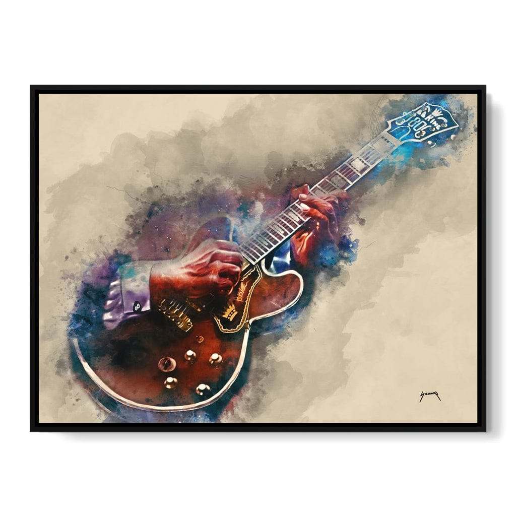 BB King's Guitar Canvas Wall Art