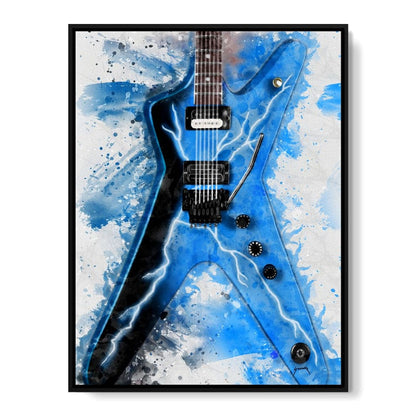 Dimebag Darrell's Guitar Canvas Wall Art