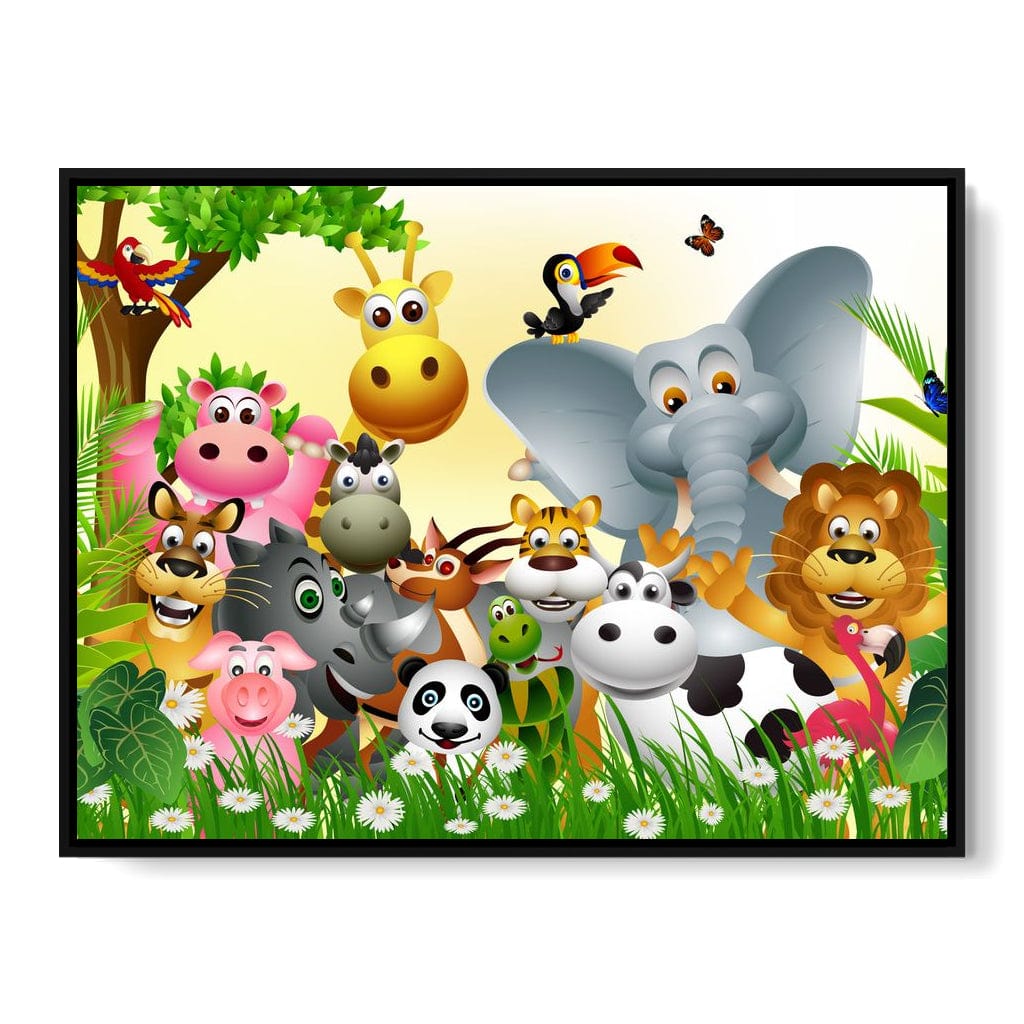 Cute Animals Canvas Wall Art