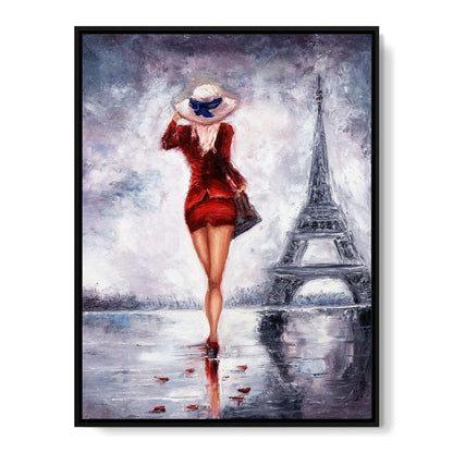 Looking for Love in Paris Canvas Wall Art
