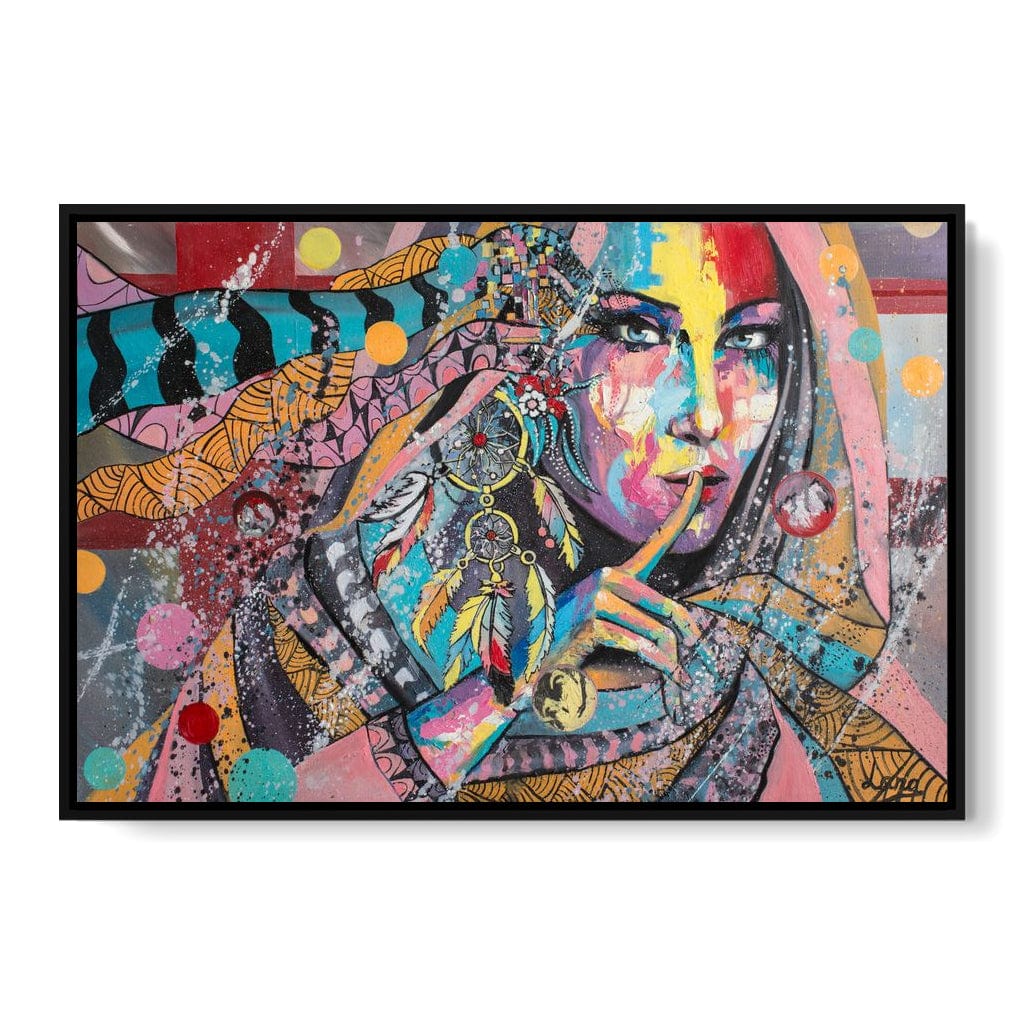 Mary Portrait Canvas Wall Art