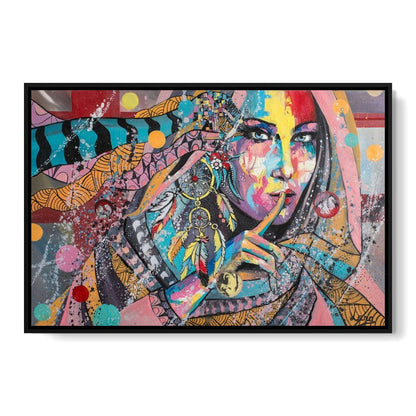 Mary Portrait Canvas Wall Art