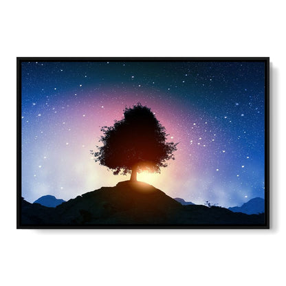 Spectacular Otherworldly Sunset Canvas Wall Art
