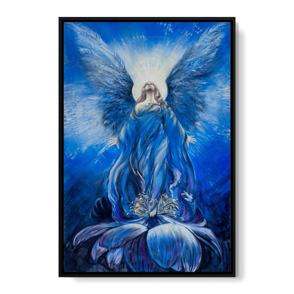 Blue Angel Canvas Wall Art