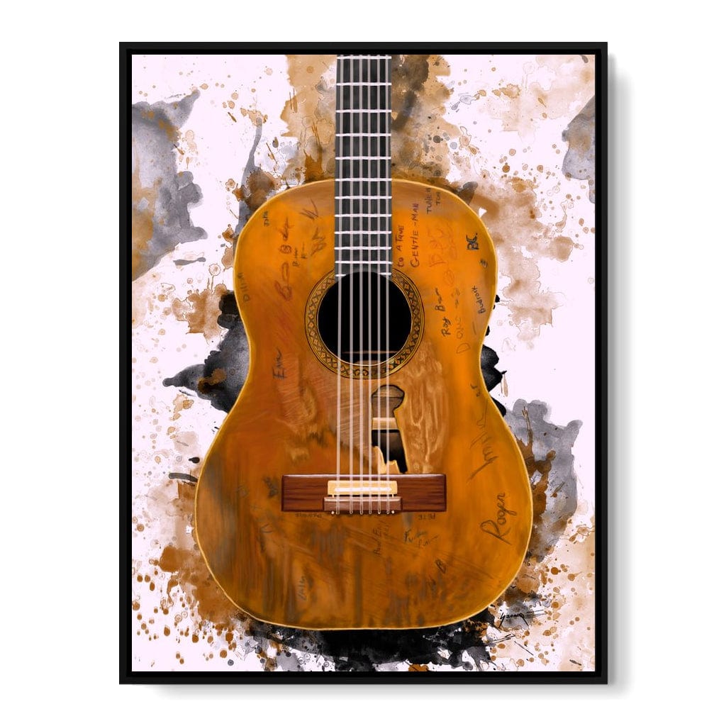 Willie Nelson's Trigger Acoustic Guitar Canvas Wall Art