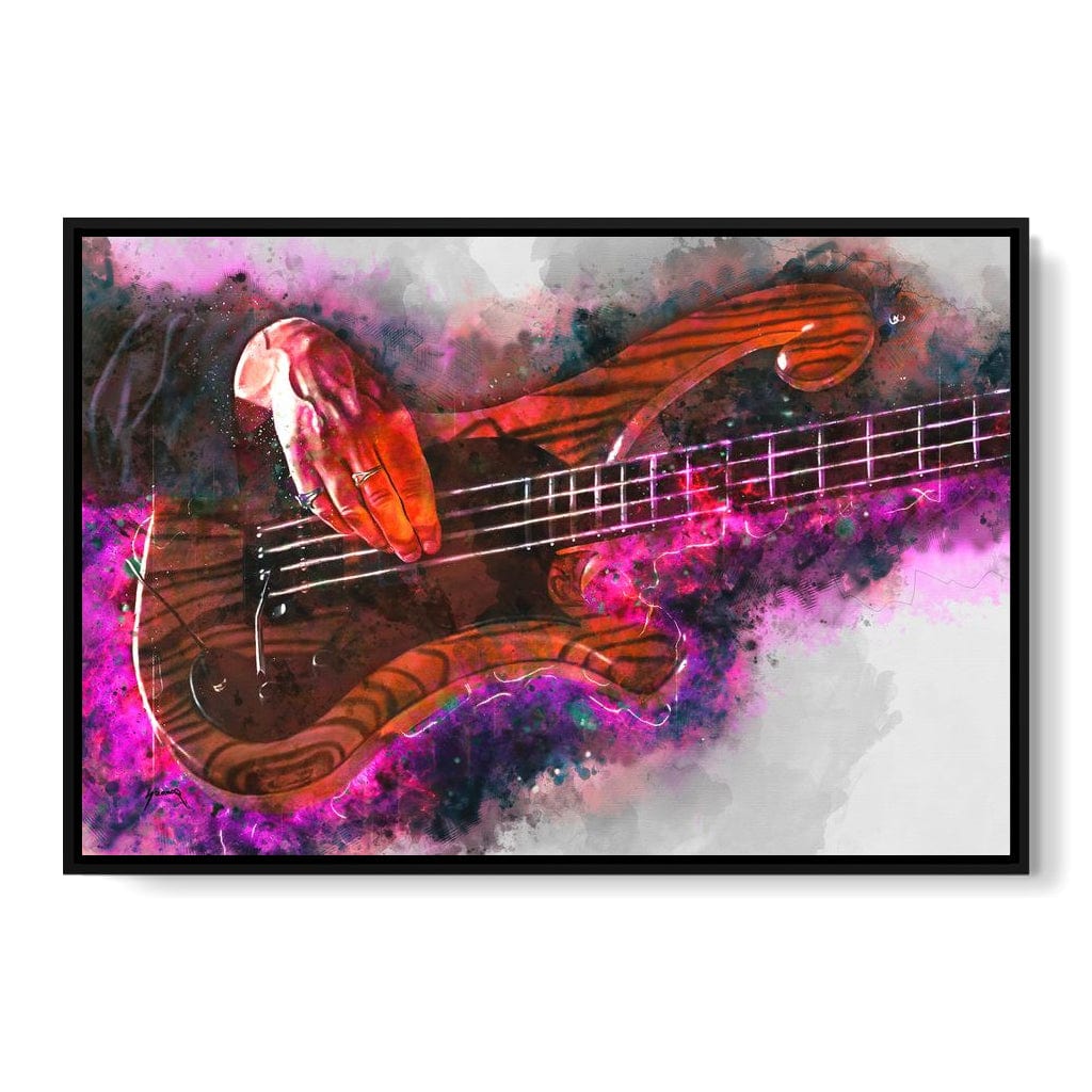 Les Claypool's Guitar Canvas Wall Art