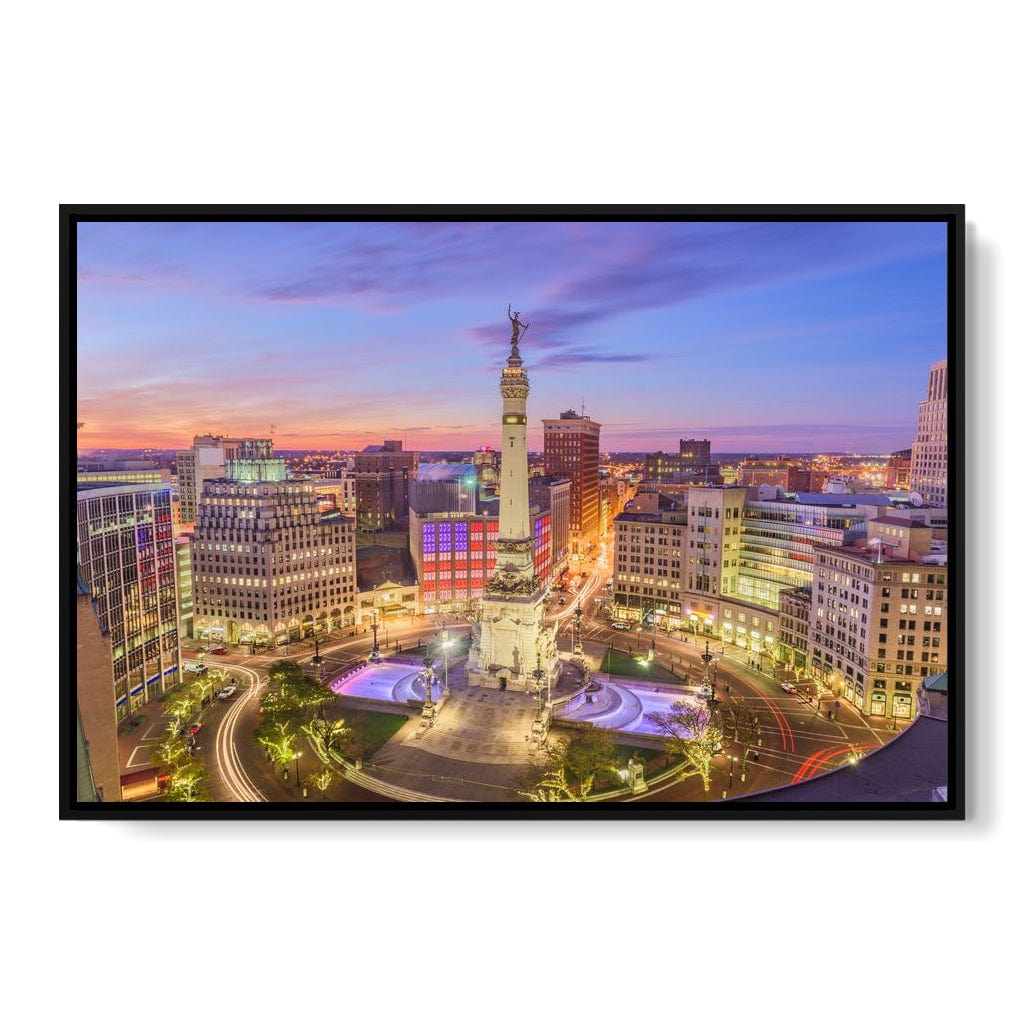 Indianapolis Skyline Canvas Wall Art