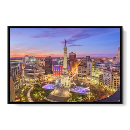 Indianapolis Skyline Canvas Wall Art