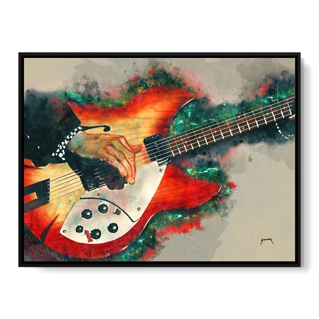 Tom Petty's Electric Guitar Canvas Wall Art