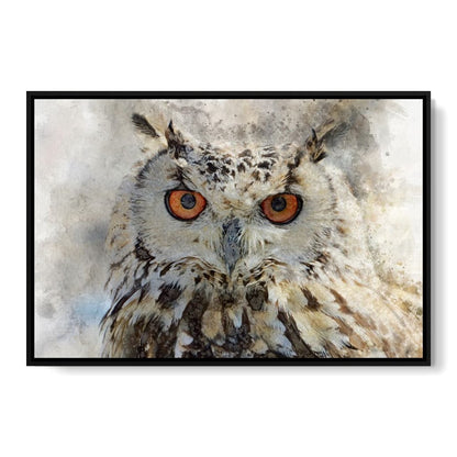 Eurasian Owl Canvas Wall Art