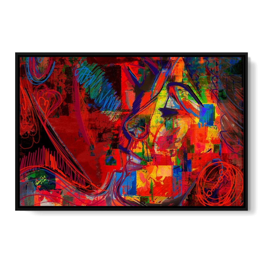 Kiss Canvas Wall Art