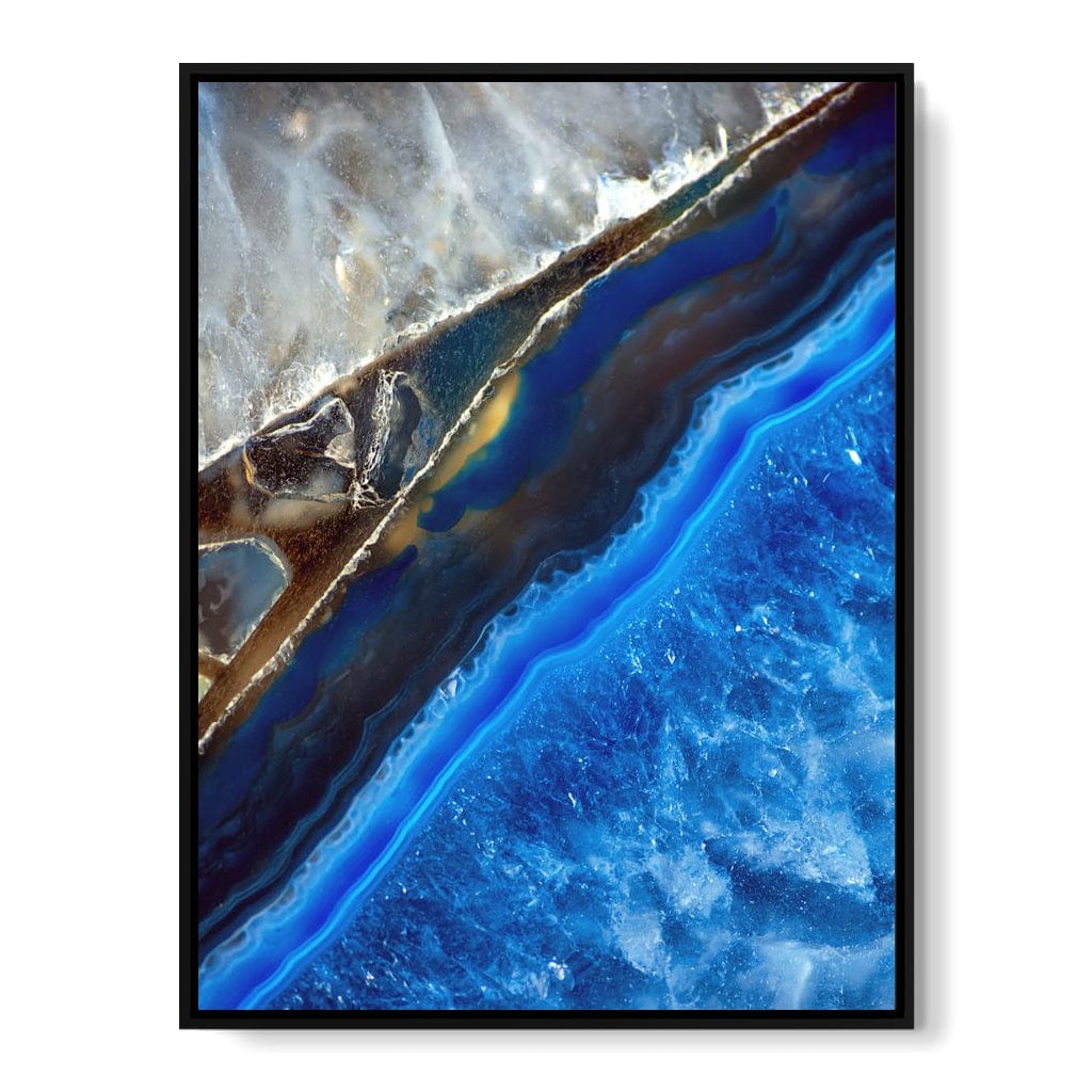 Blue Stone Canvas Wall Art