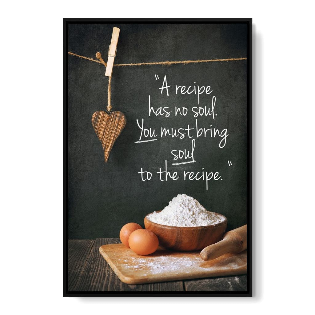 Kitchen Quote Canvas Wall Art